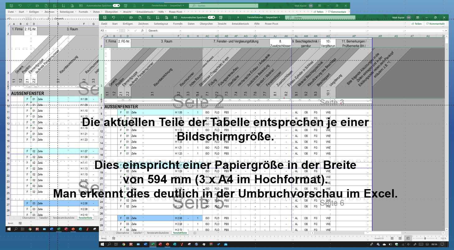 Fensterliste