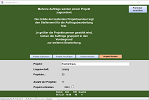 Eingabeformular Projektdaten
